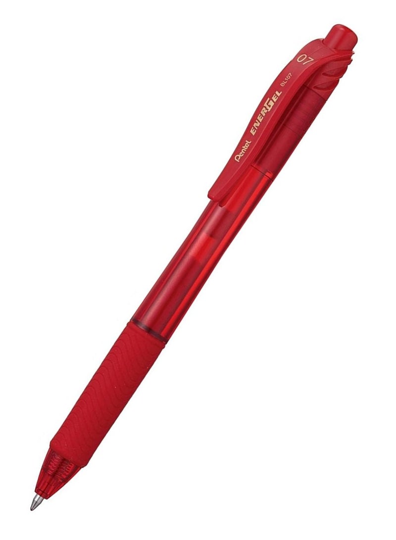 Pentel 4-Piece Energel Gel Ink Pen 0.7mm Tip Red Ink - Image 2