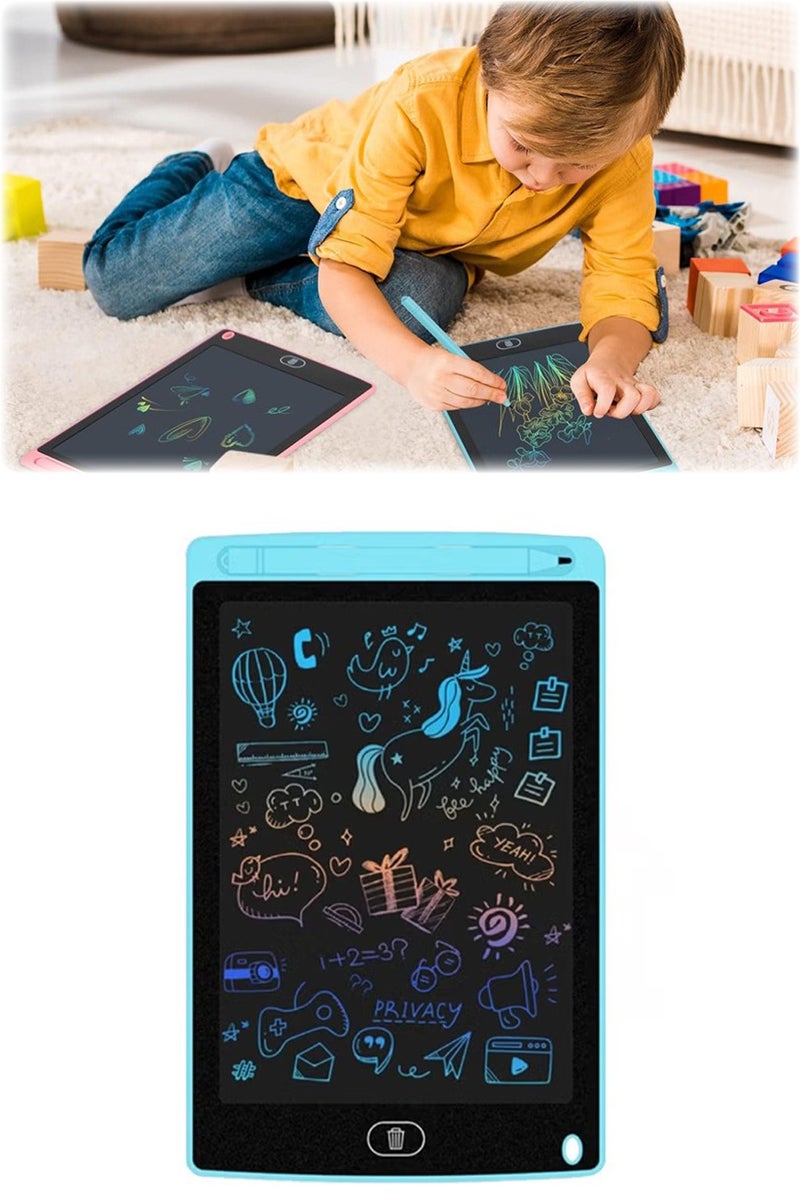 Portable Kids Writing Tablet, Lightweight Drawing Tablet with Shockproof Design and 45° Rounded Corners, Ideal for Travel and Outdoor Use - Image 1