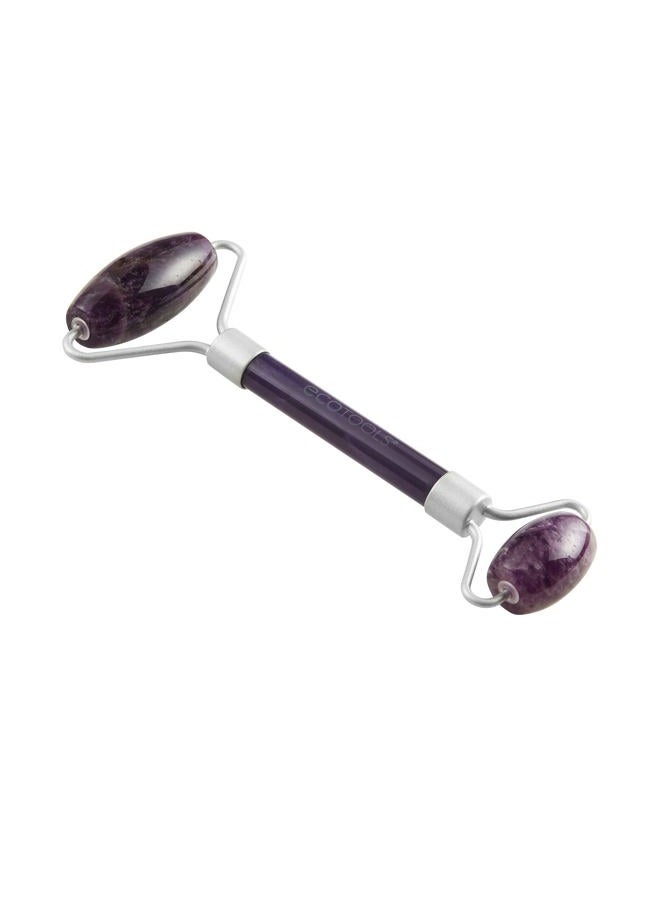 Ecotools Amethyst Facial Roller, Real Stone Face Roller & Massager, Skincare & Sculpting Tool, Reduces Puffiness & Dark Circles, Eco-Friendly Beauty Tool, Vegan & Cruelty-Free, 1 Count - Image 3