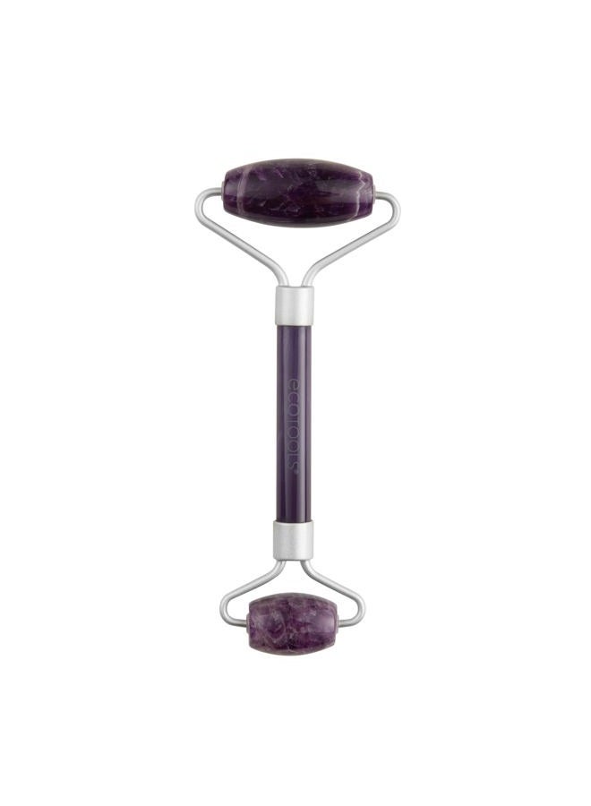 Ecotools Amethyst Facial Roller, Real Stone Face Roller & Massager, Skincare & Sculpting Tool, Reduces Puffiness & Dark Circles, Eco-Friendly Beauty Tool, Vegan & Cruelty-Free, 1 Count - Image 1