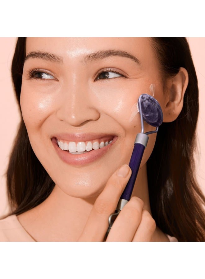 Ecotools Amethyst Facial Roller, Real Stone Face Roller & Massager, Skincare & Sculpting Tool, Reduces Puffiness & Dark Circles, Eco-Friendly Beauty Tool, Vegan & Cruelty-Free, 1 Count - Image 5