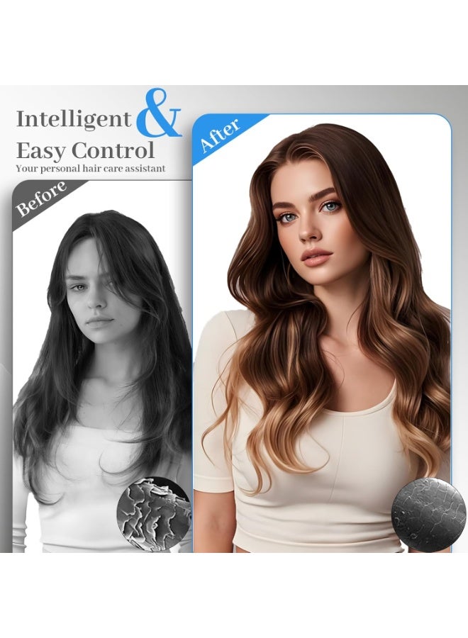 Arabest Hair Dryer, 160,000 RPM High Speed Fast Drying Low Noise Professional Ionic Blow Dryer with Magnetic Nozzle, HD Display for Salon Travel Home Use - Image 4