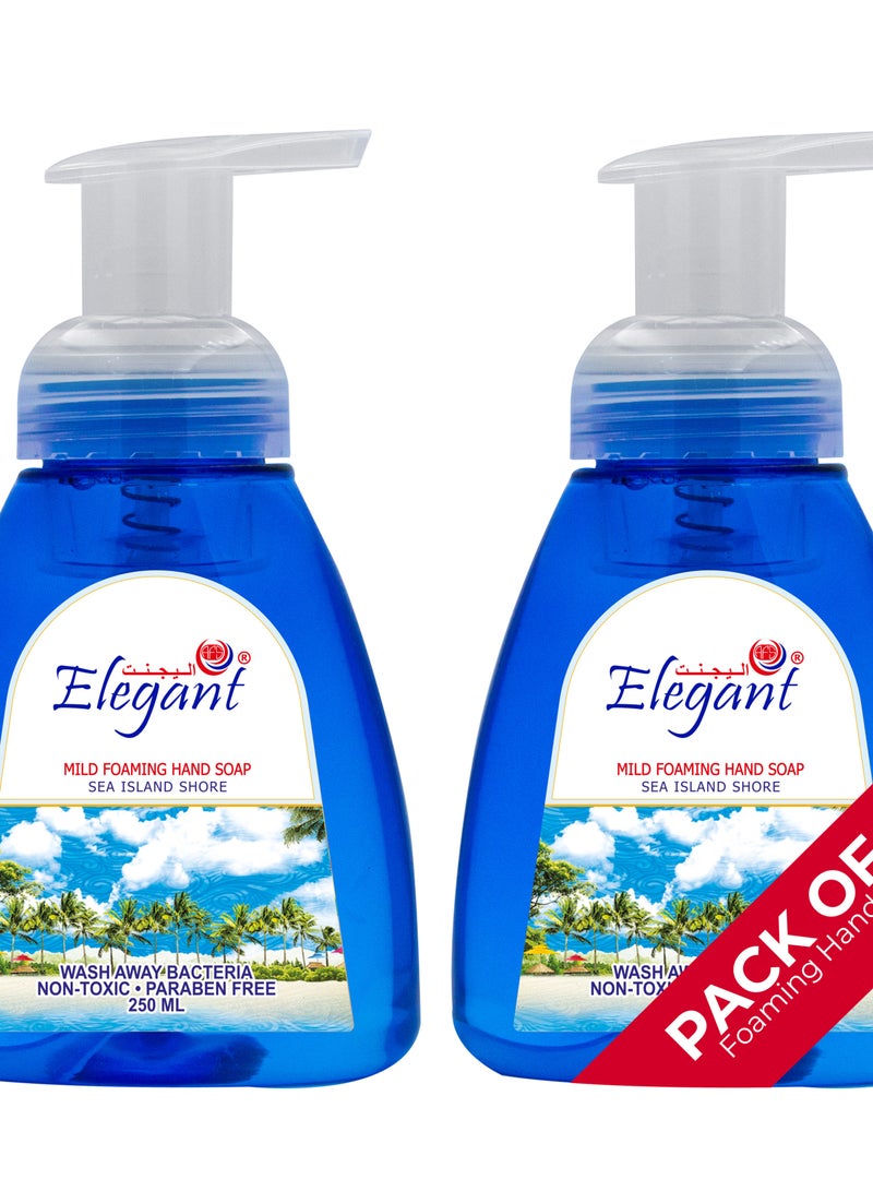 Elegant مجموعة غسول يدين فوم من سي آيلاند 250 مل - عبوتين - Image 1