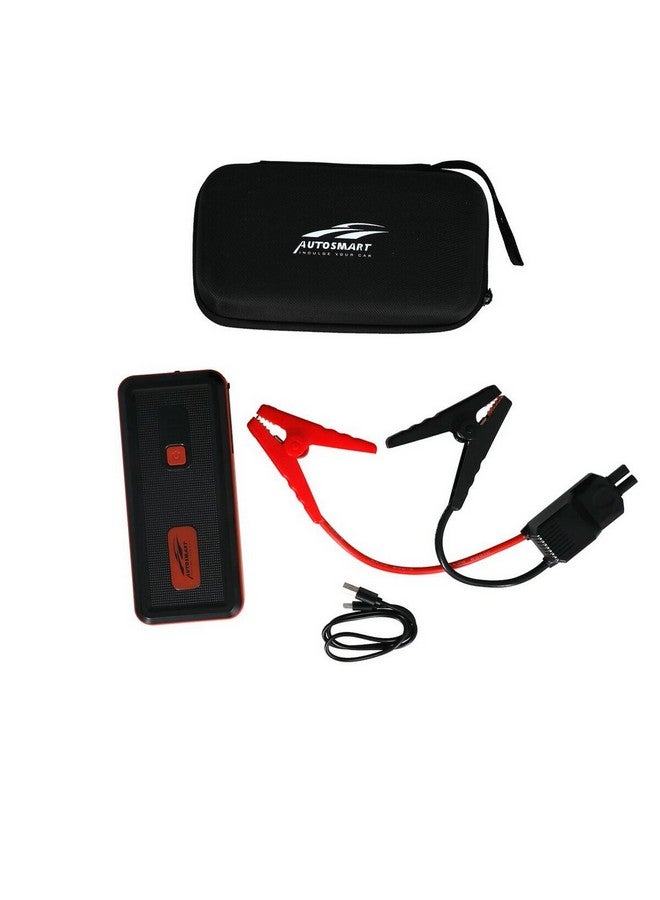 أوتو سمارت بطارية احتياطية 16000 مللي أمبير/ساعة بمنفذي USB مع ضوء LED باللونين الأسود والبرتقالي 10.3 × 13.2 × 26.4 سم ET14 - Image 1