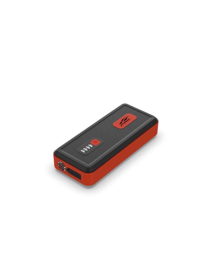 أوتو سمارت مُشغل البطارية 16000مللي أمبير في الساعة مع منفذين USB وإضاءة LED أسود وبرتقالي 10.3 x 13.2 x 26.4 سم ET14 - Image 2