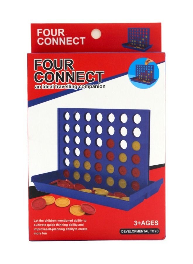 Rally Four-In-A-Row Four Connect Indoor Table Game Party Toy  - Image 3