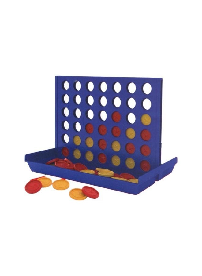 Rally Four-In-A-Row Four Connect Indoor Table Game Party Toy  - Image 1
