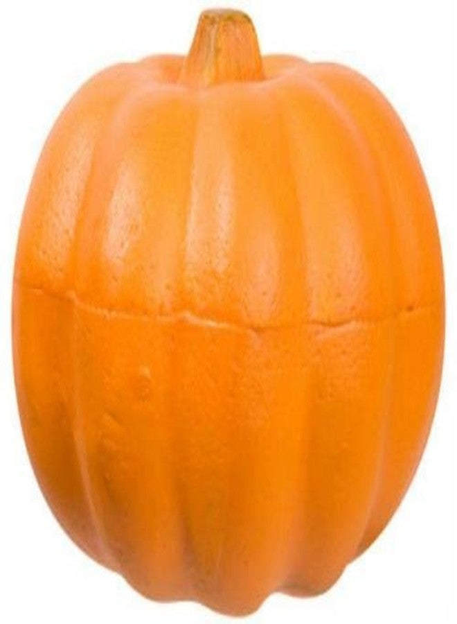 Greenbrier 6 inch Carveable Polyfoam Pumpkin Halloween Fun Jack O' Lantern Decoration for Fall Autumn (Pack of 2) by Greenbrier