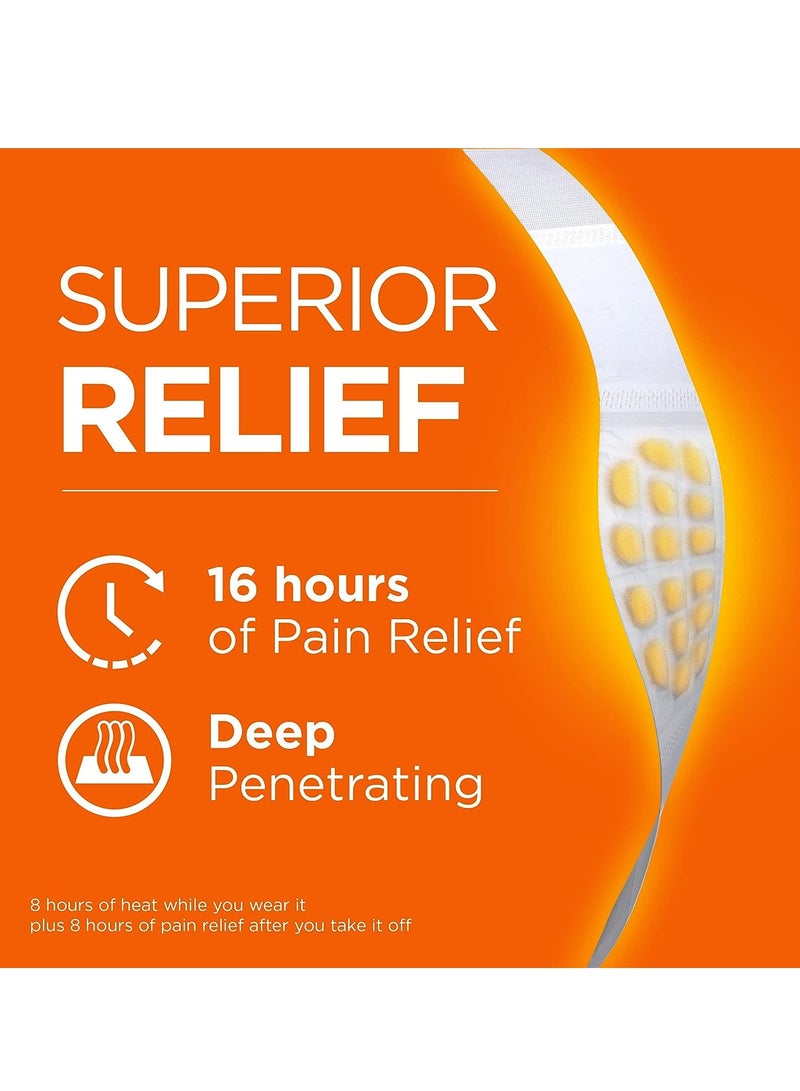 6-Pieces Advanced Thermal wraps for treating back pain S - XL
