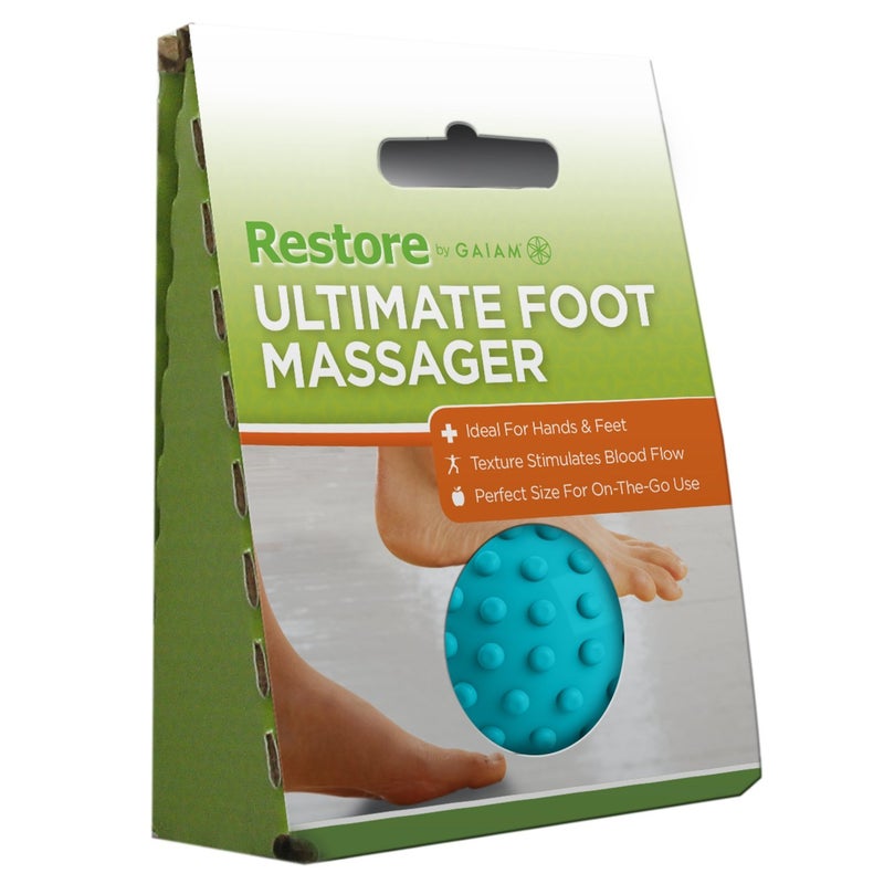 Gaiam Restore Ultimate Foot Massage Roller, Blue - Image 4
