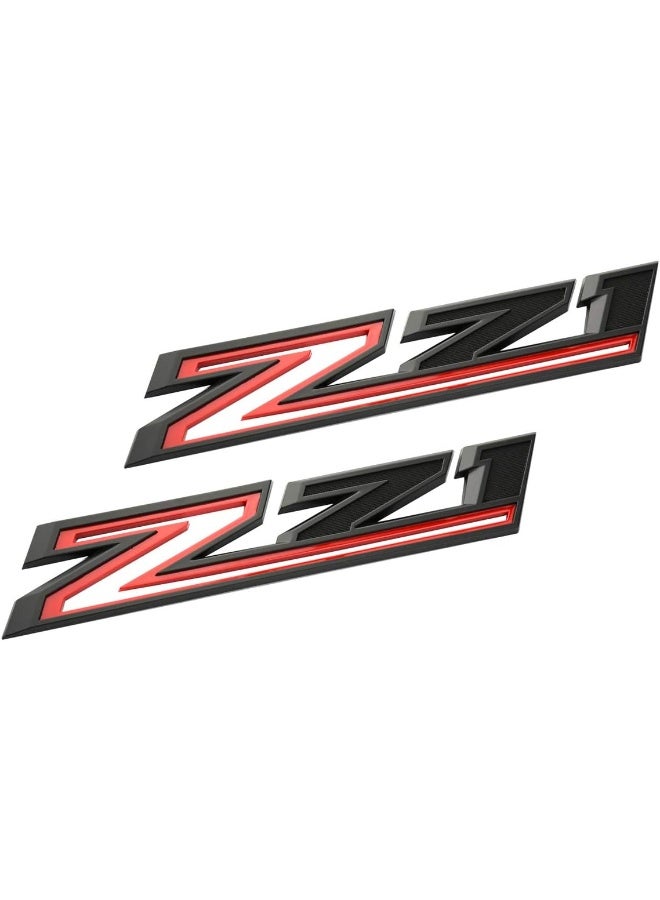 KITMOUS KK 2pcs New Z71 Emblems Replacement for 2019-2021 Silverado 1500 2500 3500 Decal Badge 84632695 Nameplate OEM - Image 1
