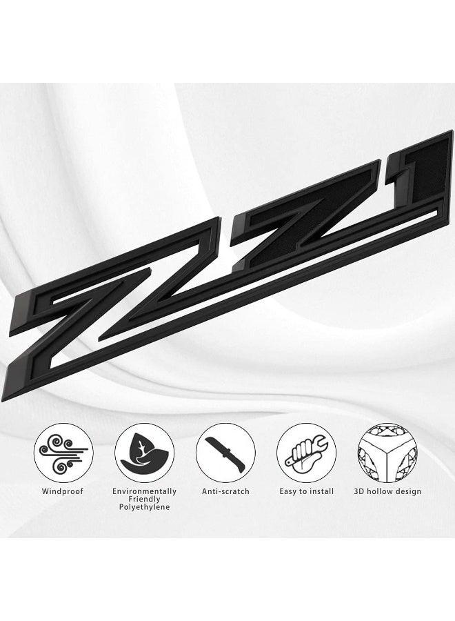 KITMOUS KK 2pcs New Z71 Emblems Replacement for 2019-2021 Silverado 1500 2500 3500 Decal Badge 84632695 Nameplate OEM - Image 3