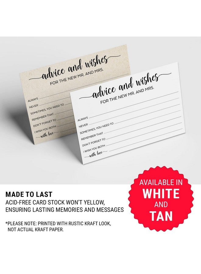 321 دن نصائح وتمنيات للسيد والسيدة، صنع في الولايات المتحدة الأمريكية - 4X6 أبيض، نصائح زفاف للعروس والعريس والمتزوجين حديثًا وحفلات الزفاف، ورق مقوى فاخر سميك بتصميم بسيط وبسيط - 50 بطاقة - Image 4