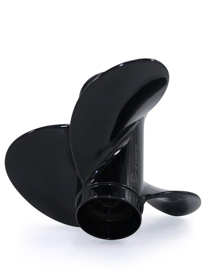 CAPTAIN Outboard Propeller 9 1/4x11 fit Suzuki DF8A DF9.9A DF9.9B DF9.9 DT9.9 DF15A DF15 DT15C DT15 DF20A DT20- OEM Grade - 3 Blades - 10 Spline Tooth Aluminum Boat Prop - Image 2
