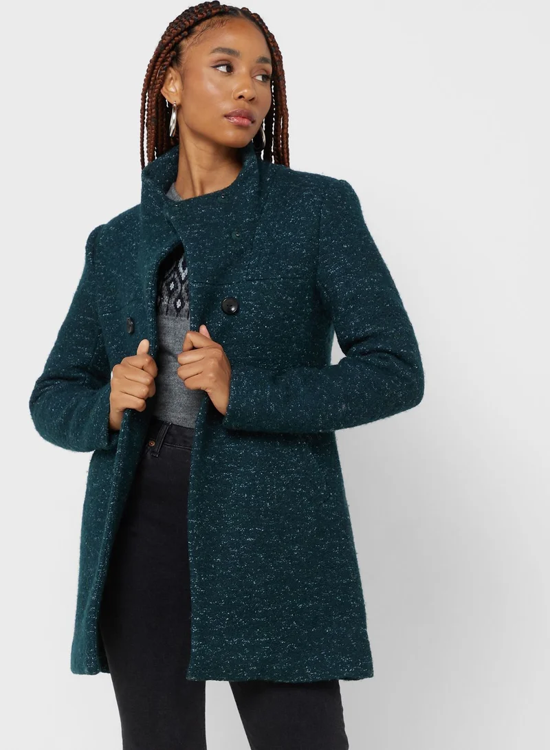 ONLY High Neck Knitted Coat