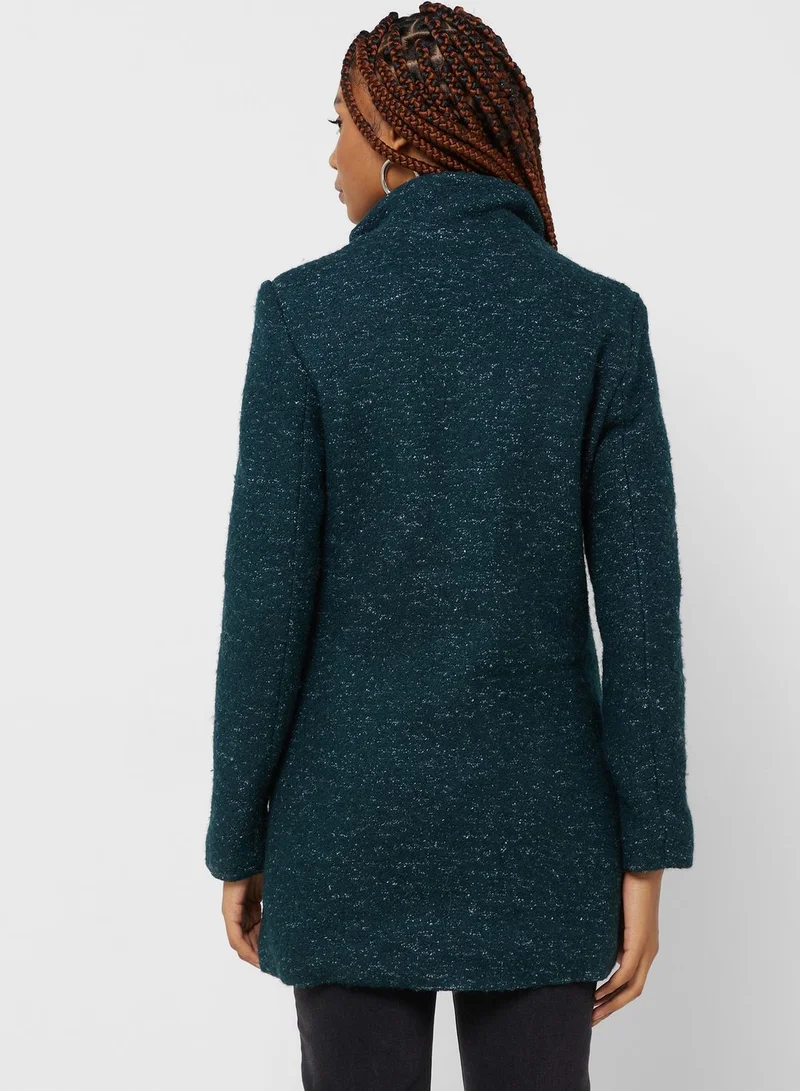 ONLY High Neck Knitted Coat