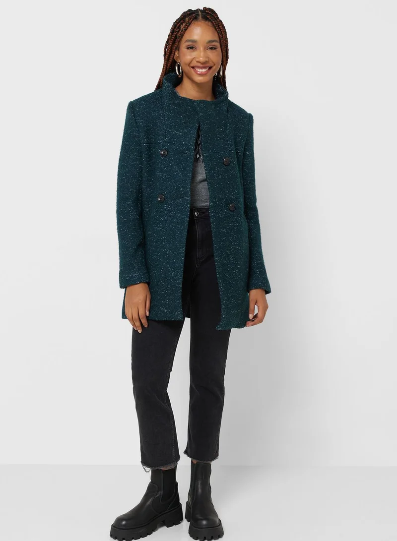 ONLY High Neck Knitted Coat