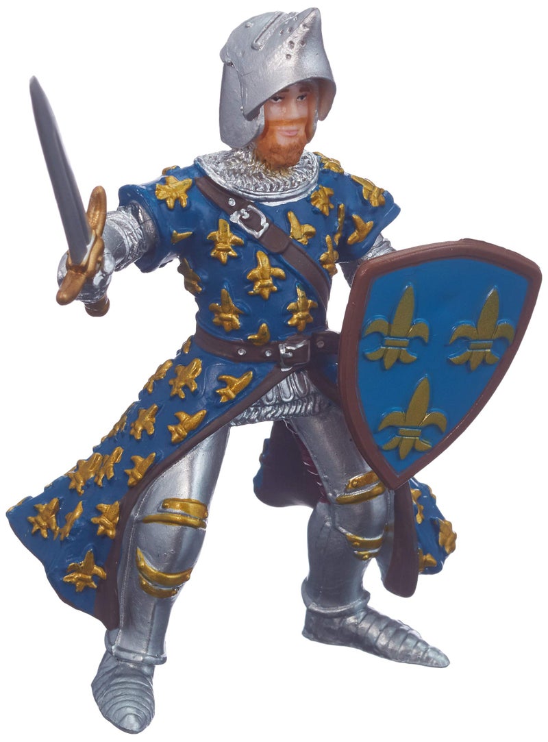 Papo -Hand-Painted - Figurine -Medieval-Fantasy -Blue Prince Philip -39253 - Collectible - for Children - Suitable for Boys and Girls - from 3 Years Old - Image 4