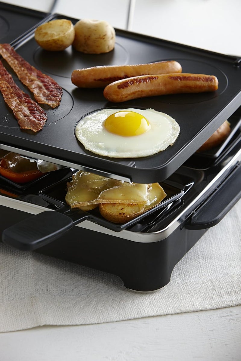 Trudeau Trudeau 0539331 Fiesta RacletteReversable Set Black  - Image 3