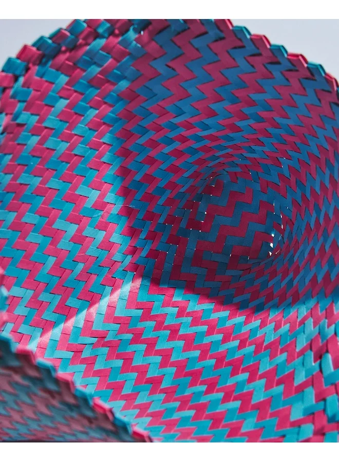 Chumbak Weave Lunch Bag - Pink