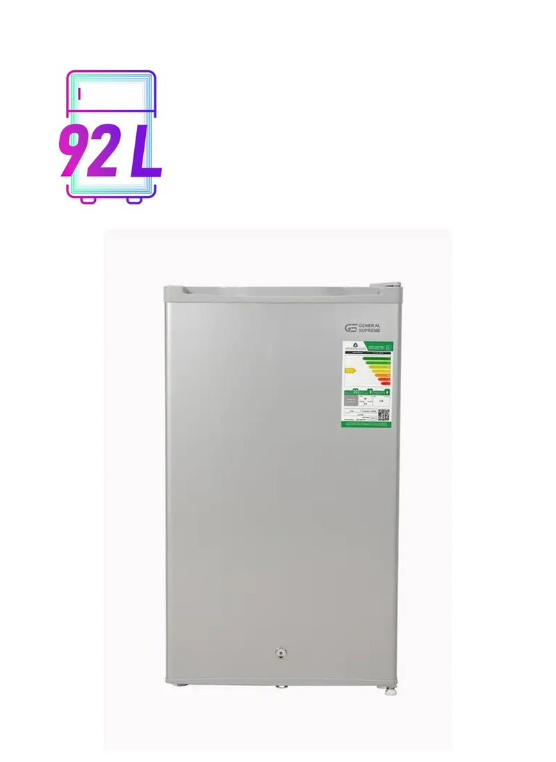 GENERAL SUPREME General Supreme Single Door Refrigerator (3.25 Cu Ft,92 letters), Silver GS120MS  - Image 1