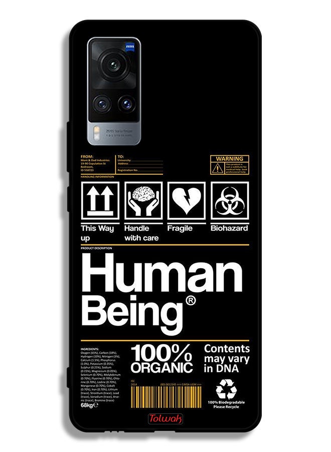 Tolwak Vivo X60 Protective Case Cover Human Being Sticker - Image 2