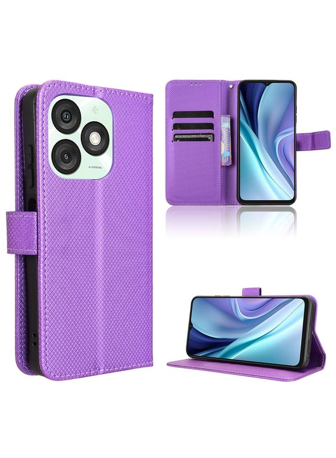 اس-توب جراب هاتف itel A50 مصنوع من الجلد بتصميم ماسي - Image 1