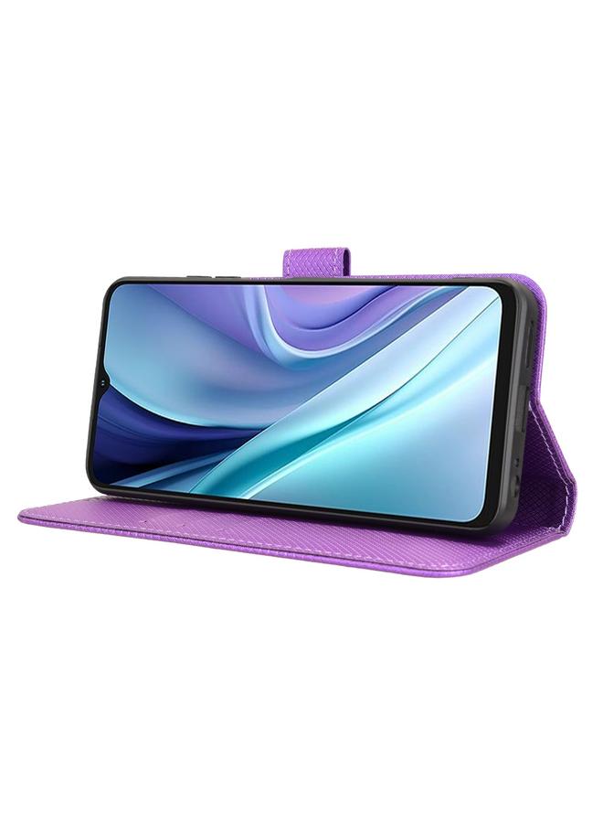 اس-توب جراب هاتف itel A50 مصنوع من الجلد بتصميم ماسي - Image 5