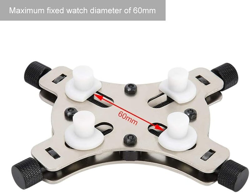 Watch Movement Holder Vice 4 Leg Metal Plastic Construction Supports 60mm Diameter - Image 3