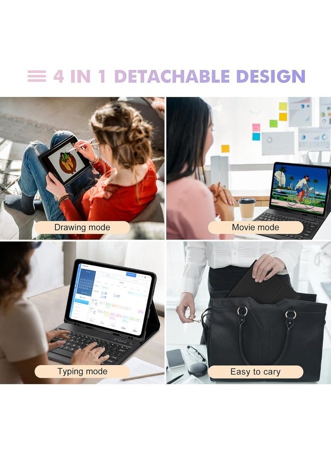 ELTRAZONE iPad Air 13” & Pro 12.9” Detachable Keyboard Case – Stylish & Functional  - Image 4
