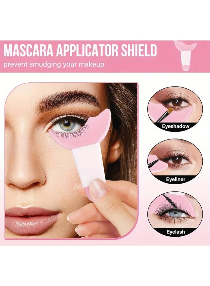 قالب رسم الآيلاينر السيليكون (Eyeliner Stencil) - أداة متعددة الاستخدامات لرسم جناح العين وحماية الجفن من التلطخ - تصميم مريح ومرن للمبتدئات والمحترفات - Image 1