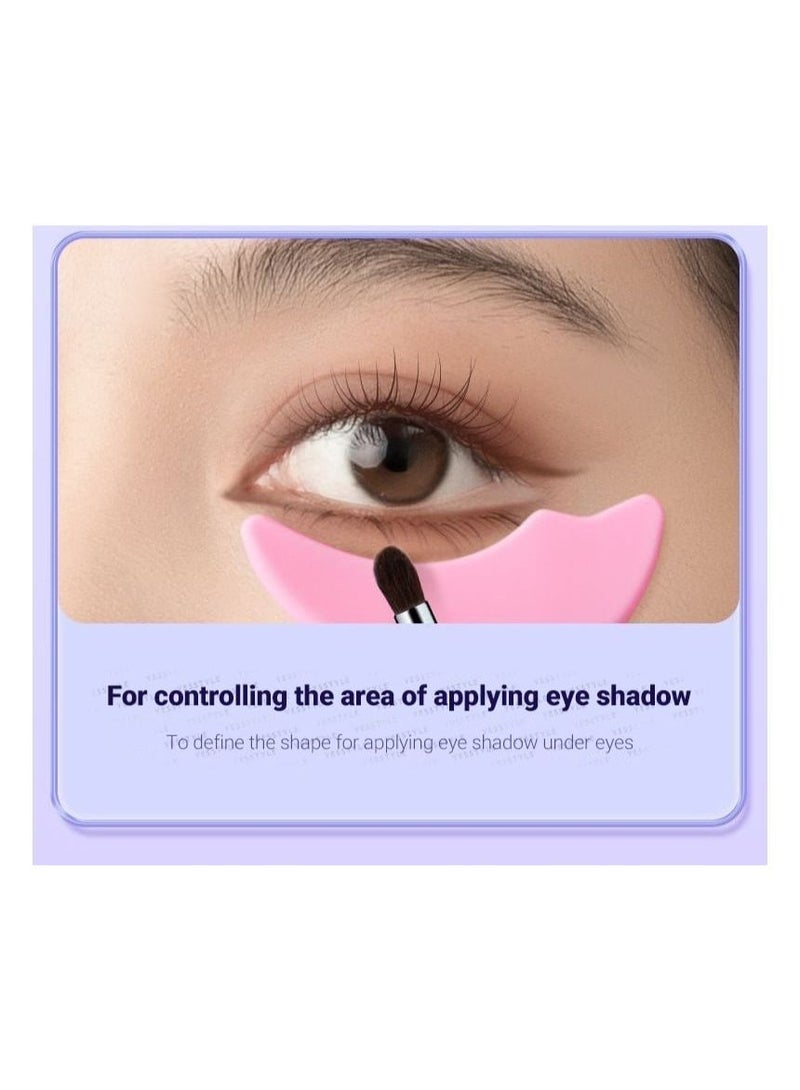قالب رسم الآيلاينر السيليكون (Eyeliner Stencil) - أداة متعددة الاستخدامات لرسم جناح العين وحماية الجفن من التلطخ - تصميم مريح ومرن للمبتدئات والمحترفات - Image 5
