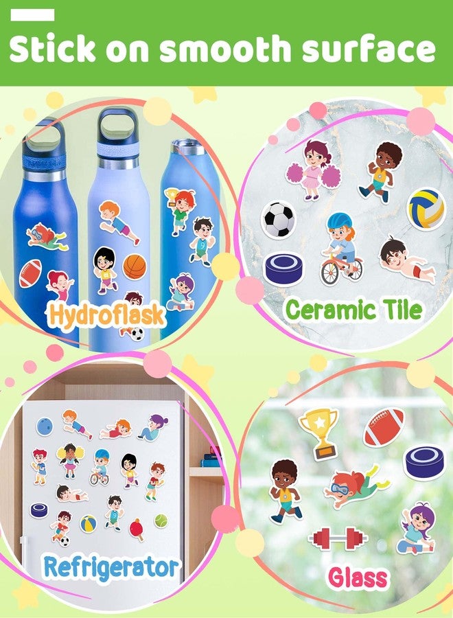 Benresive Reusable Sticker Book for Toddlers 2-4 Years, Fun Travel Stickers for Kids, Waterproof Sticker Books for Toddlers 1-3, Crafts Activities for Todddlers 1-3 2-4 3-5 - Sports - Image 4