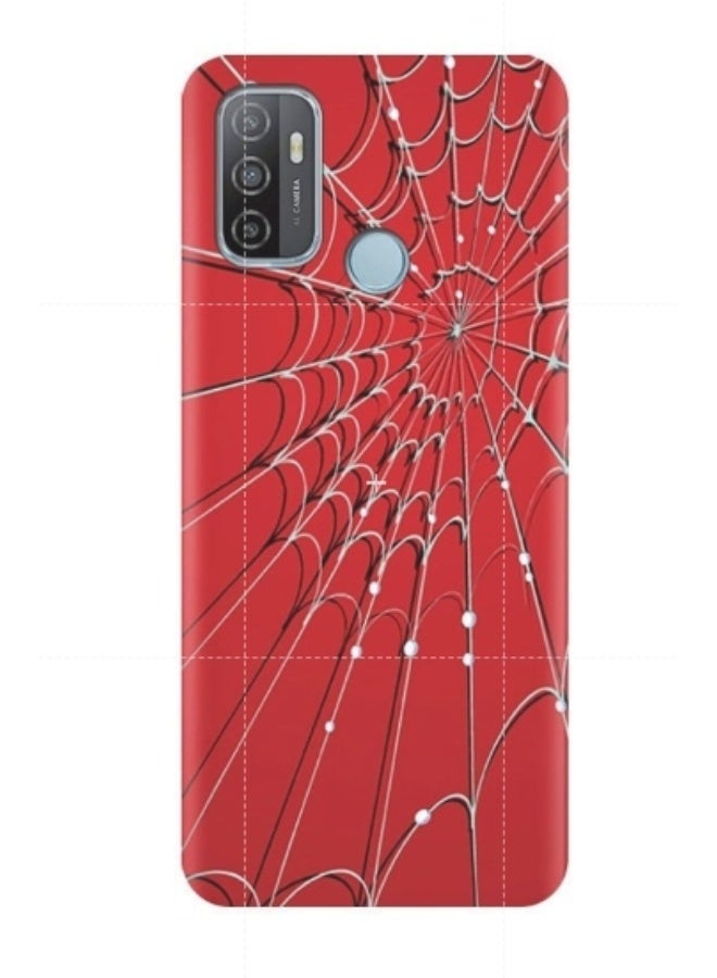 غطاء حماية لهاتف أوبو A53 رمادي / أحمر / أسود