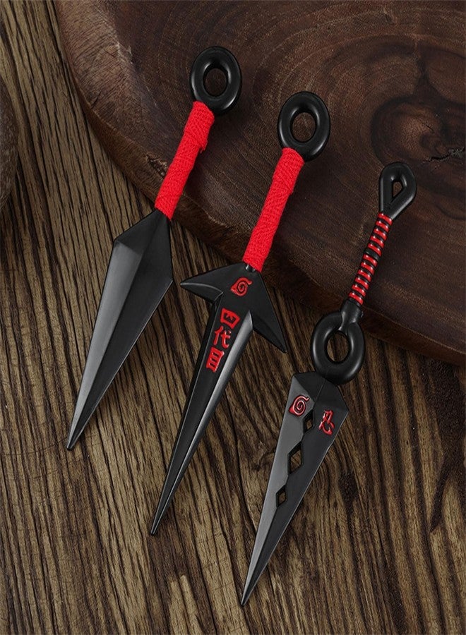 YOURKARTS.COM Kunai Cosplay Prop – Uchiha PVC Ninja Training Tool Weapon for Anime Fans | Perfect for Cosplay, Lightweight Safe Training Toy for Kids & Adults | Ideal for Costume, Display & Collectors - Image 3