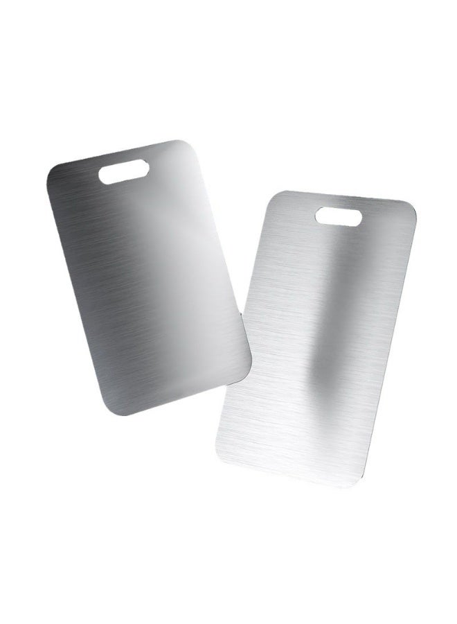 316 Stainless Steel Cutting Board, Double-Sided, Food Grade, Rust-Proof, Durable, Perfect For Cutting Meat, Fruits And Vegetables - Premium Kitchen Cutting Mat, More Hygienic - Image 3