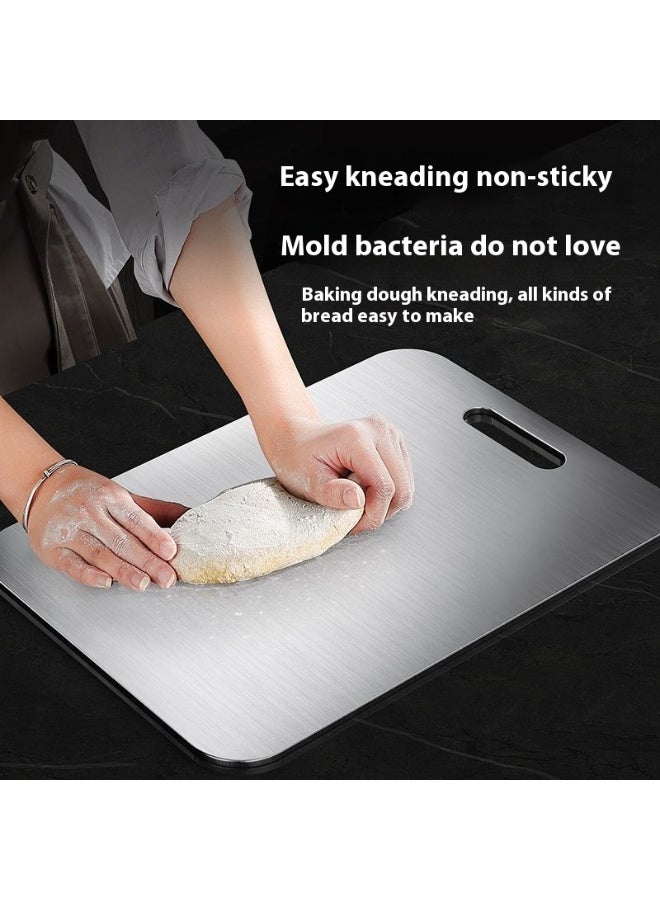 316 Stainless Steel Cutting Board, Double-Sided, Food Grade, Rust-Proof, Durable, Perfect For Cutting Meat, Fruits And Vegetables - Premium Kitchen Cutting Mat, More Hygienic - Image 5