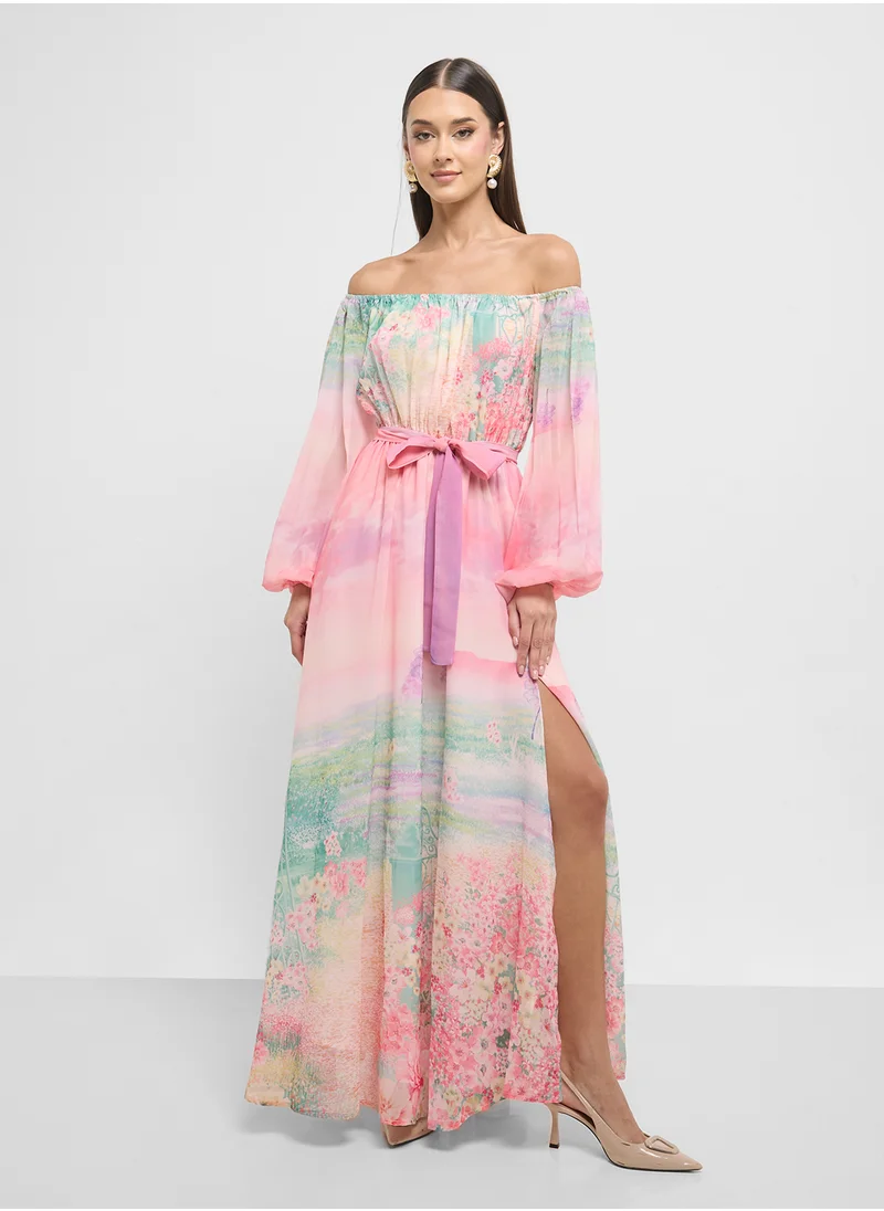 ايلا Floral Print Dress