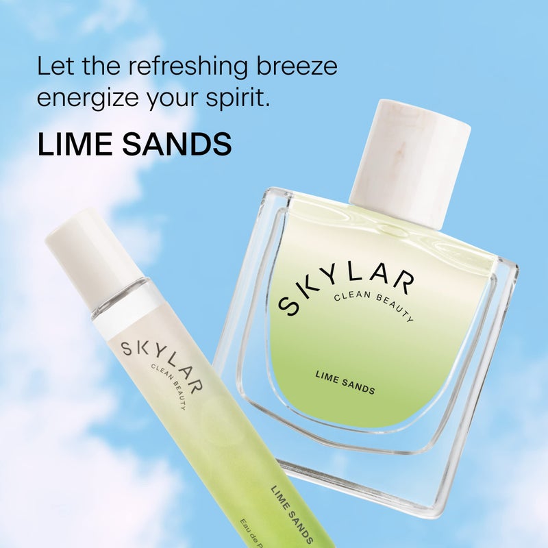 Skylar Lime Sands Eau de Parfum - Hypoallergenic & Clean Perfume for Women & Men, Vegan & Safe for Sensitive Skin - Woody Citrus Perfume with Notes of Lime, Sea Salt & Coconut Water - 50mL /1.7 Fl oz - Image 2
