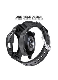 Y&D Band with Case Compatible Galaxy Watch 5 44mm, for 4 44mm Case, Shockproof Sport TPU Replacement Strap  - Image 5