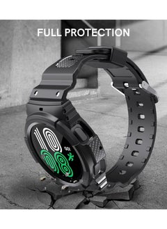 Y&D Band with Case Compatible Galaxy Watch 5 44mm, for 4 44mm Case, Shockproof Sport TPU Replacement Strap  - Image 3