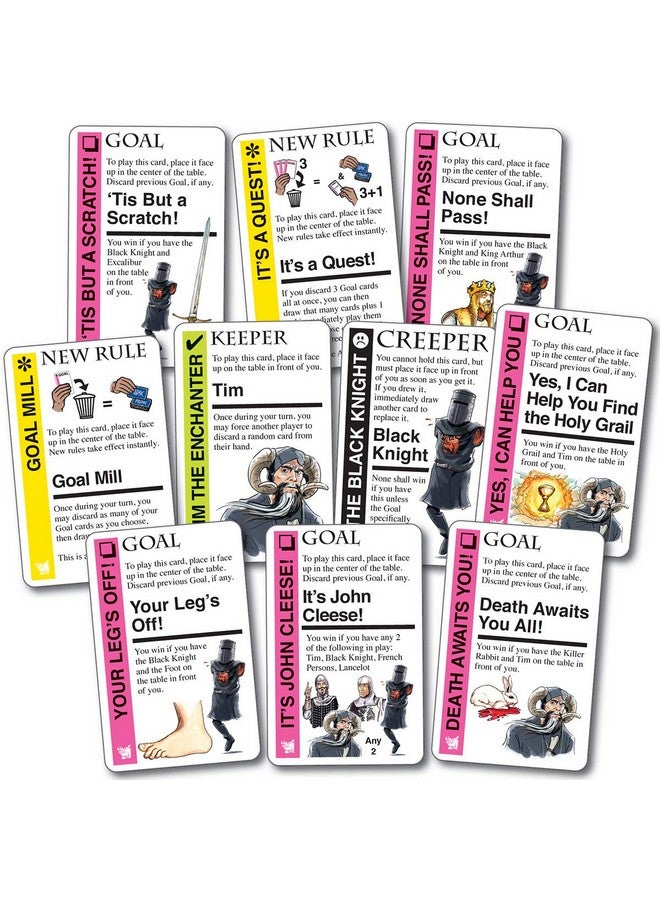 Looney Labs Black Knight Expansion Pack - Monty Python Expansion for More Fun  - Image 2