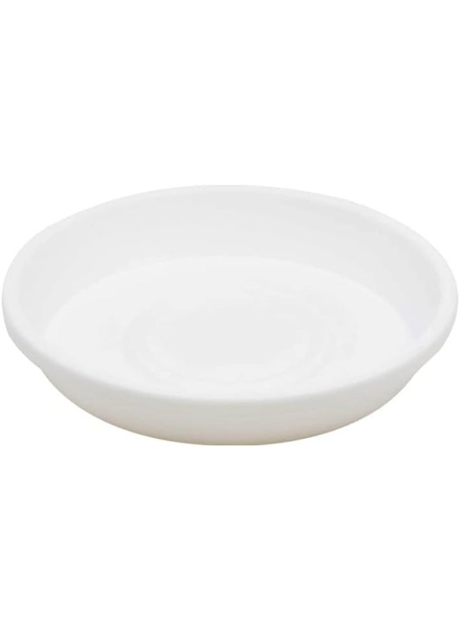 Cosmoplast Cosmoplast Round Flower Pot 8 inch Tray White  - Image 2