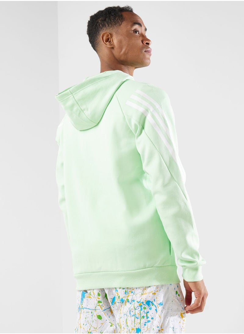 Adidas - 3 Stripes Future Icon Hoodie - Image 1