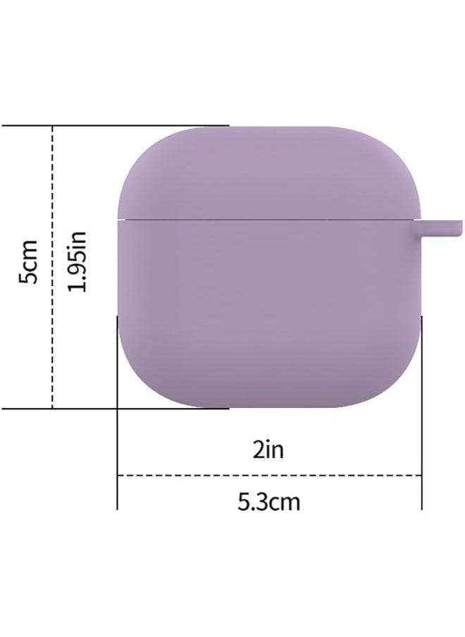 Dado - Airpods 4 Case Cover With Keychain Soft Silicone Skin Case Cover Full Protective Pink - Image 1