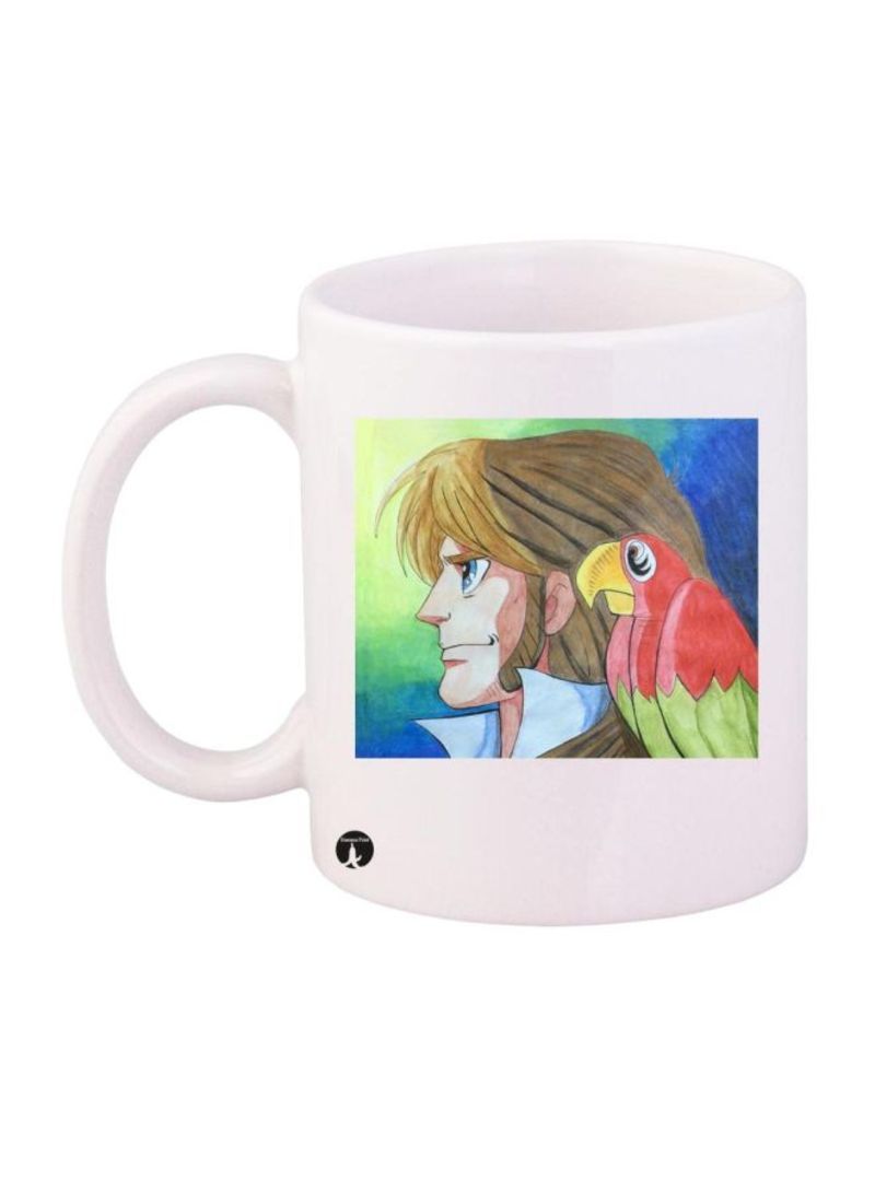 RKN Jazeerat Al Kanz Printed Mug White/Green/Blue Standard Size