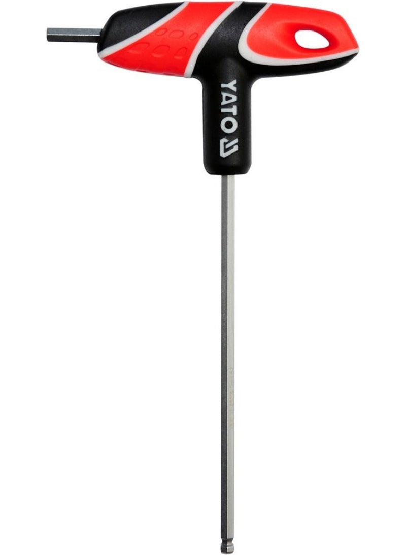 YATO T-Handle Hex Key with Ball 5mm YT-05590