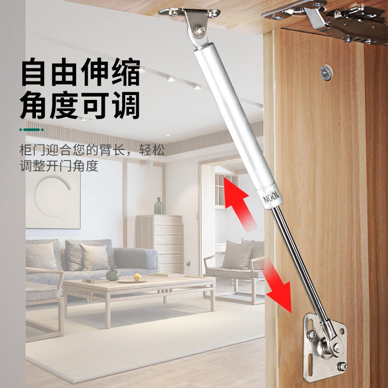 Iron Head Copper Core Air Pressure Rod Direct Telescopic Air Support Cabinet Flip Door Cabinet Hydraulic Rod Hardware Support Rod - Image 3