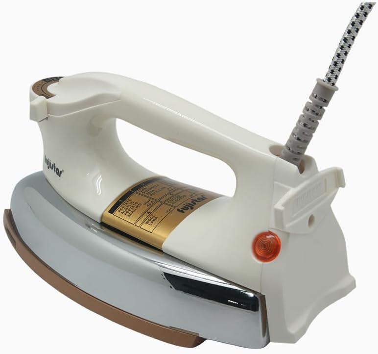 fujistar Electric Dry Iron, 1200W, Ceramic Soleplate, with Automatic Cut Off and Over Heating Protection, FSIR201 - Image 4