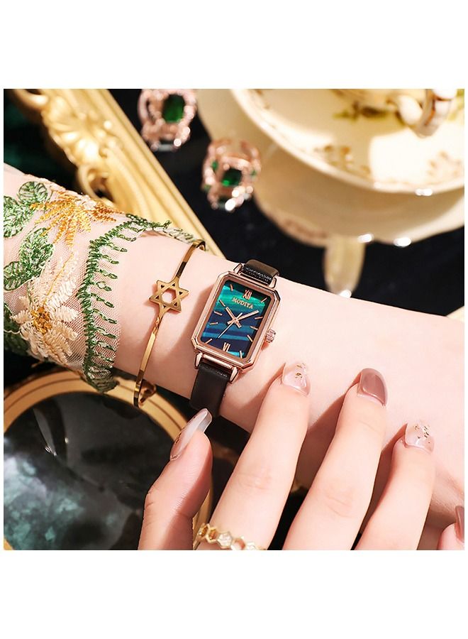 MODIYA Women's Casual PU Leather Analog Watch - Image 3